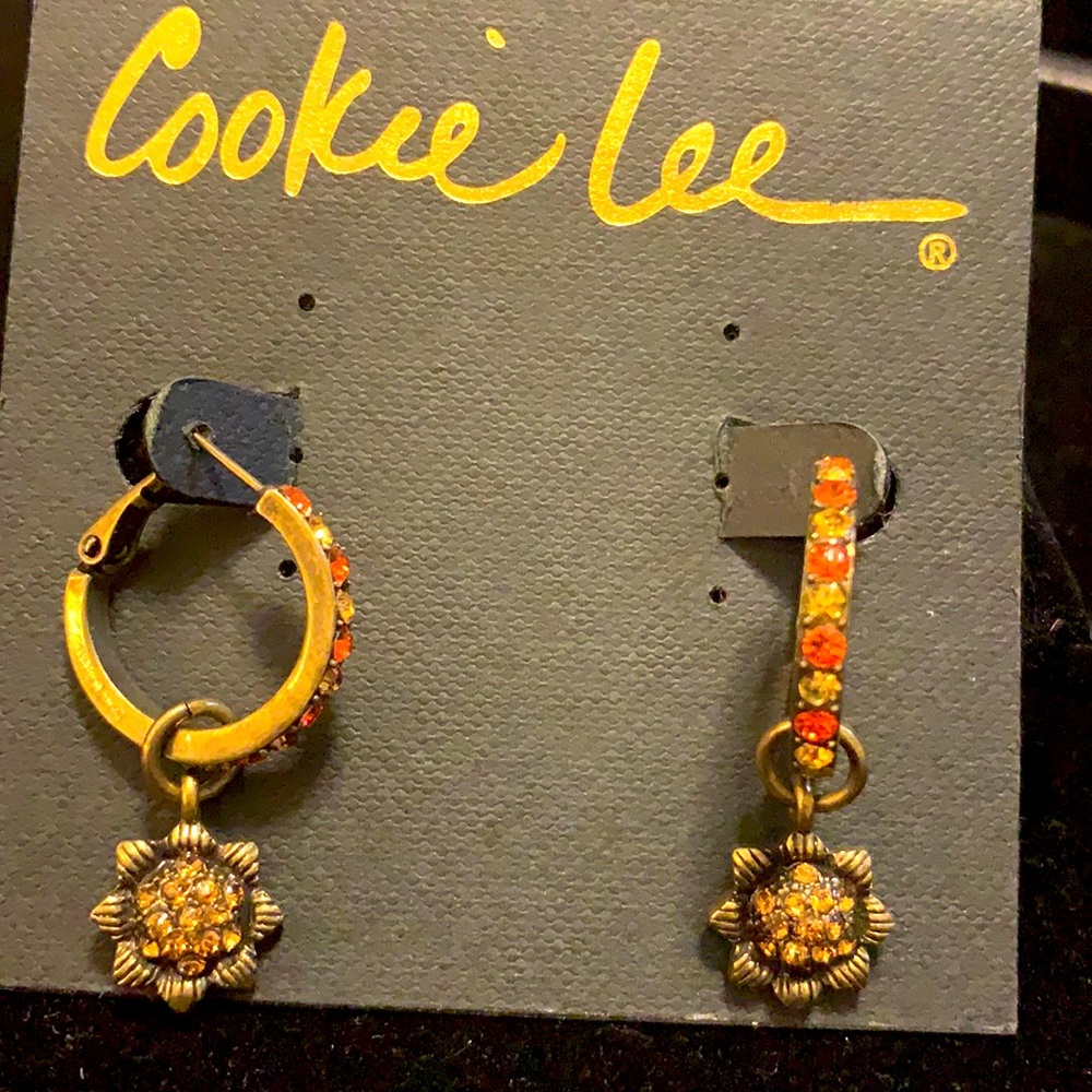 Cookie Lee Crystal earrings